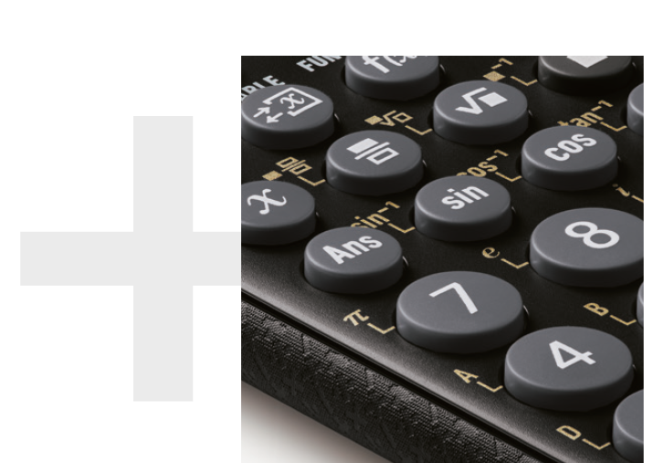 Detalhes botões calculadora 991