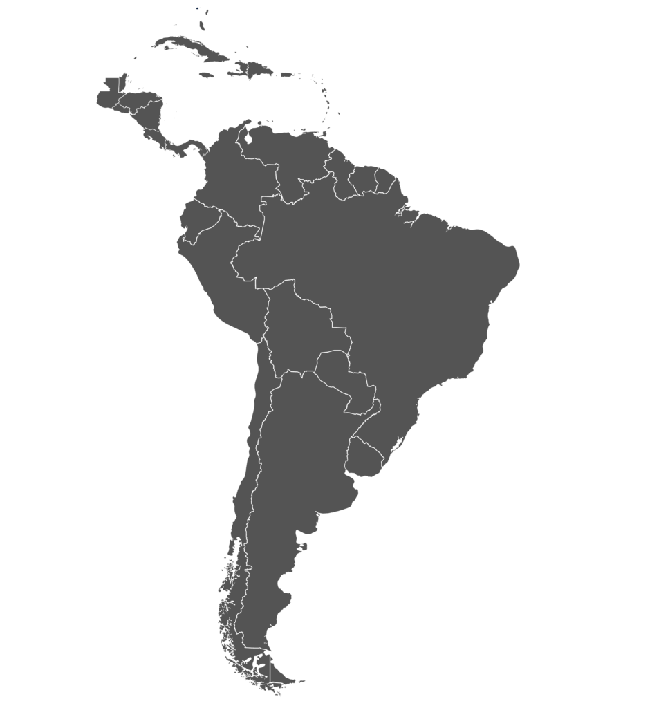 Mapa da América Latina
