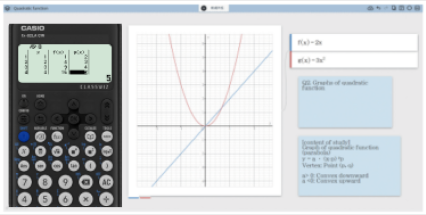 Ferramenta para apoiar professores All-in-one calculadora 82
