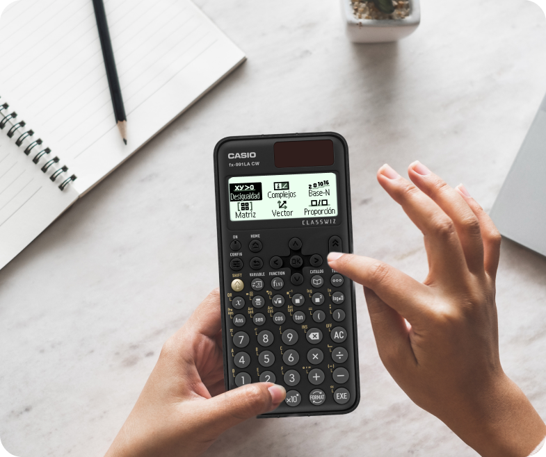 banner usando la calculadora