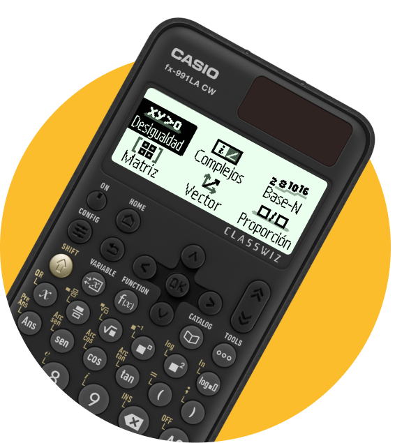 Detalle de la casio fx-991
